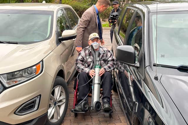 Mr DeKrey and prosecutors are recommending the judge sentences Martin to time served because he is physically incapable of presenting a threat to society.