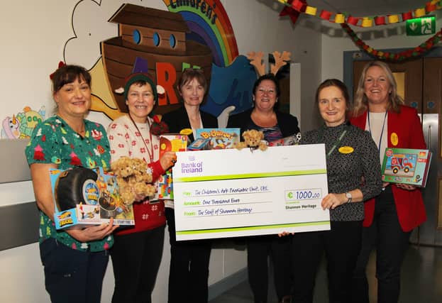 Kristina Buckley, Play Specialist, Aileen Moloney, Jennifer Khan Ass. Director of Nursing for Paediatric ED, Caroline O’Sullivan & Breda Fallon Director of Nursing, Child Maternal Health Directorate
