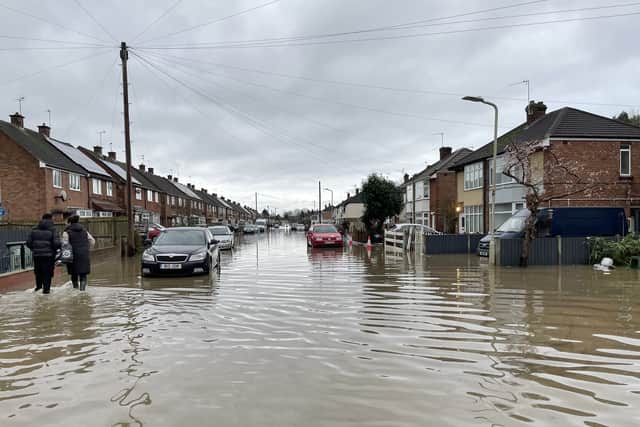 “I looked out of the window this morning and saw water everywhere.