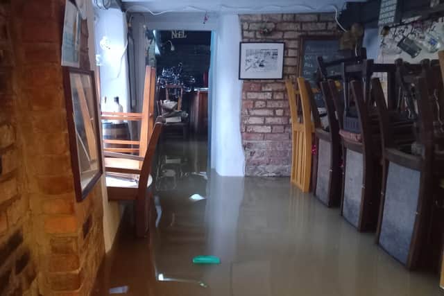 “It took us by complete shock and within literally hours, (the water) just kept rising so fast.