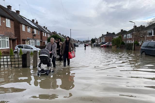 “To come out of the park I’ve had to walk through somebody else’s garden to avoid the flood on the road. It’s the worst it’s ever been, I’ve been here seven years. It’s a mess.”