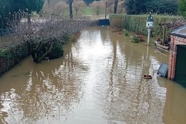 “There’s no water going down. There’s stuff floating. There’s stuff backing up that’s not ours.