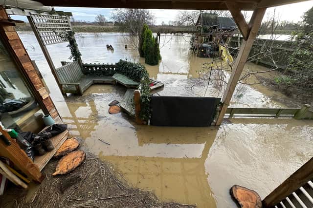 On Wednesday, flood water left everything “drenched”, before receding and breaking the cap off the borehole, which supplies water to the whole site and Mr Walters’ home nearby.