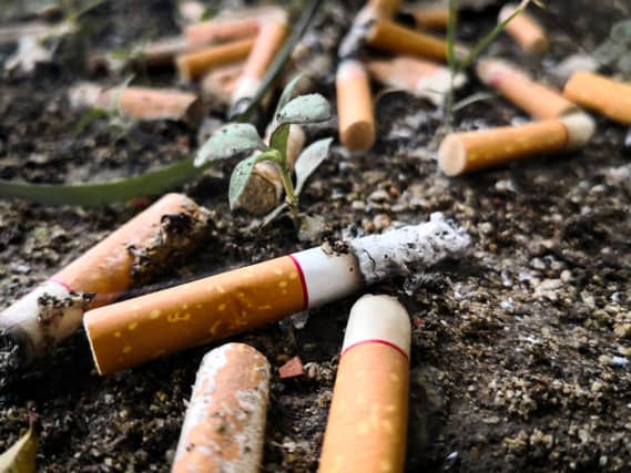 Cigarette butts account for the largest percentage of litter in Offaly