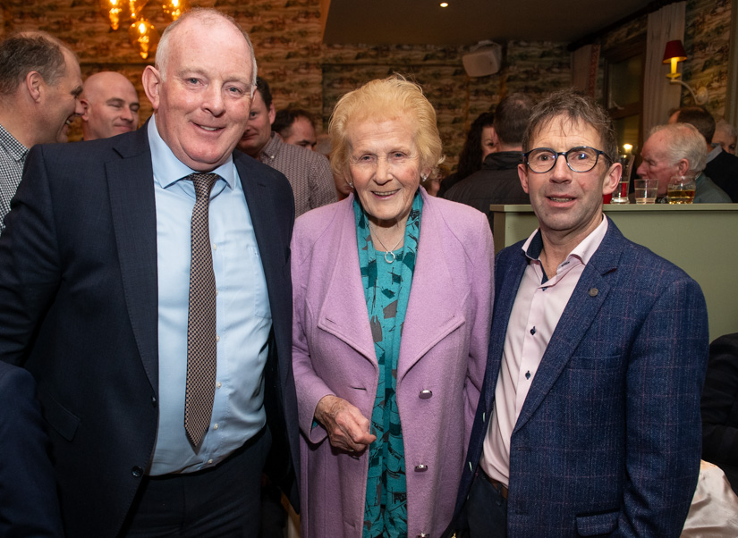 IFA President-elect, Anna May McHugh, NPA MD, John Fitzpatrick, Laois IFA Chairman at the homecoming in Abbeyleix. Picture: Denis Byrne