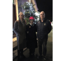 Pictured are Ballyleague Lights Chairperson Noel Moran along with Noreen Dunne and Mary Corcoran
