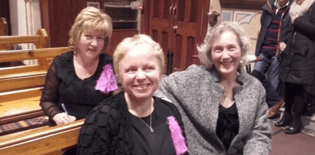 Ormond Octaves choir members Úna Collins, Maura Devine and Catriona Gleeson