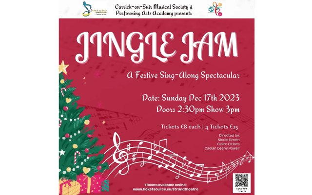 A poster advertising the concert