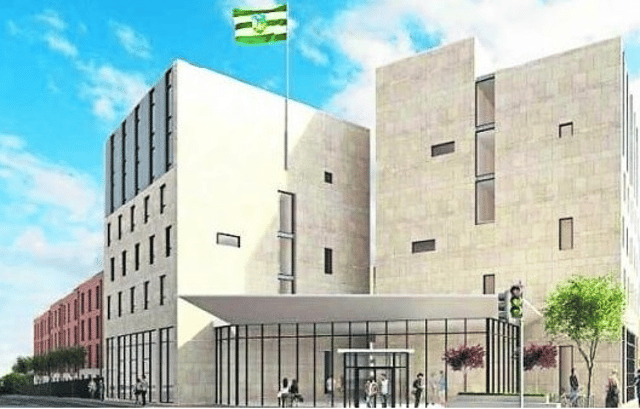 A render of the proposed student accommodation development which was planned for Punch's Cross