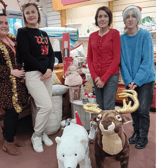 Local store manager Denise Carew (Shop Manager) alongside Svitlana Marchenko, Liz Branon and Jamie OMera in the Carrick on Suir Charity Boutique with some of the festive stock