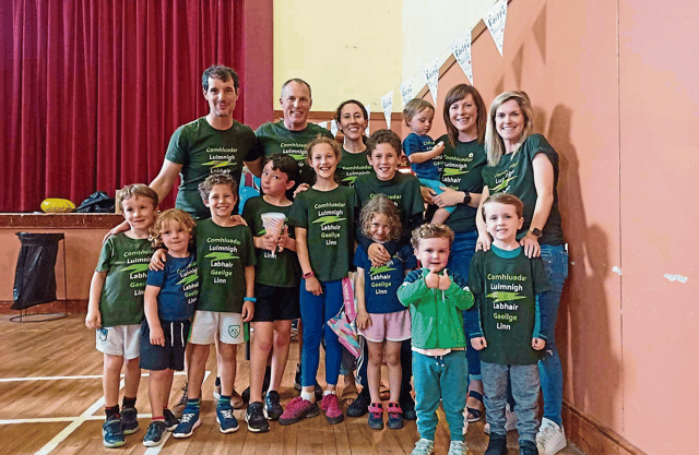 Members of Comhluadar Luimnigh are ready for action at Féile na Samhna this week