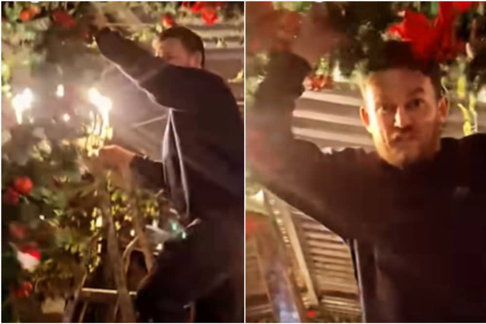 Offaly pub says 'up yours' to anyone saying it's too early as they put up Christmas decorations