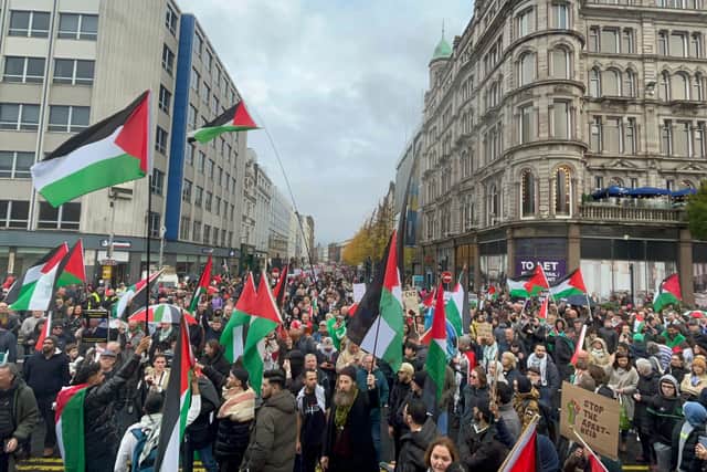 Further pro-Palestinian demonstrations demanding a ceasefire are expected to take place in the UK on Sunday, with a march planned in Bristol.