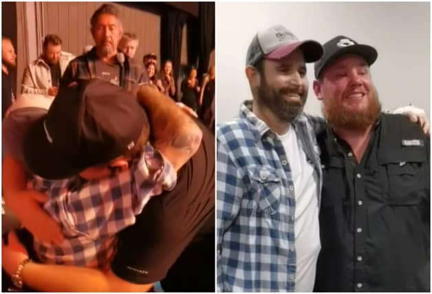 WATCH: Luke Combs left 3Arena stage to hug Offaly man days before untimely death