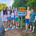 The  group from Ossory Youth in Taizé  in June