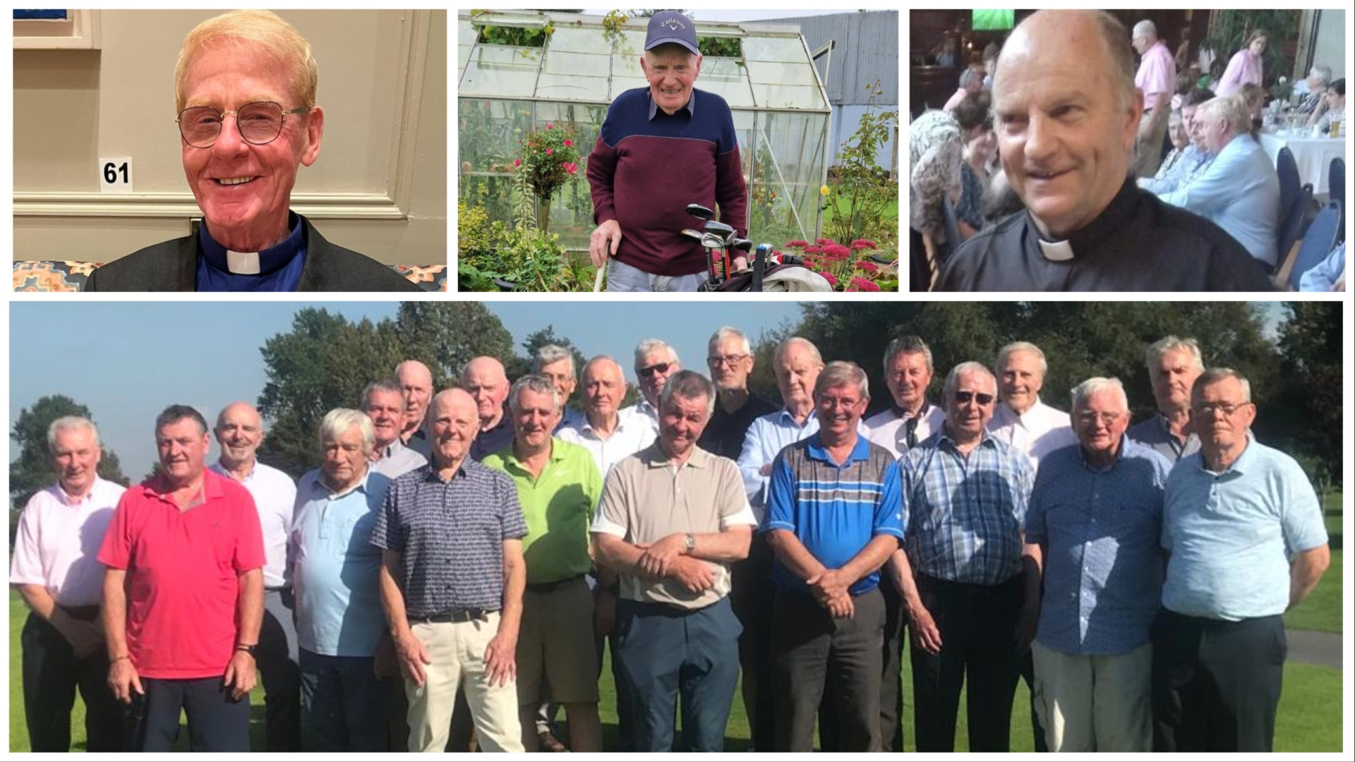 Old friends gather at Longford Golf Club to reminisce about times past ...