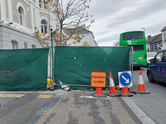 Footpath is temporarily closed