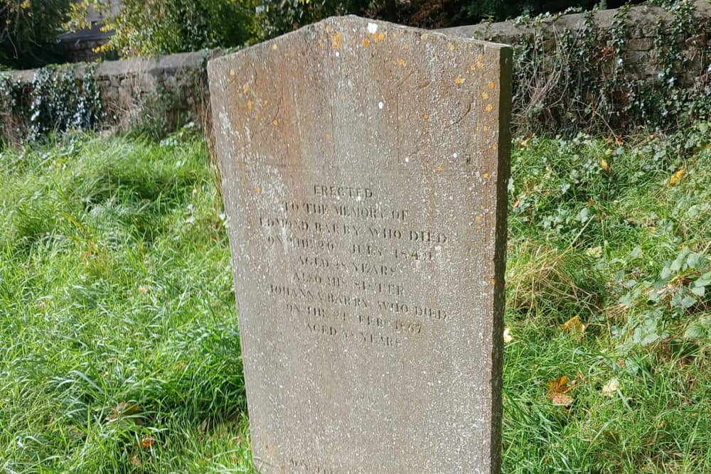 A headstone at St Stephen’s Cemetery, Clonmel, marking an interment that took place in the  1840s. Some of the headstones in the cemetery date back as far as 1720.