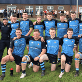A triumphant Kilfeacle & District side after their win over Cooke RFC (Belfast) in the Energia All Ireland Junior Cup game played at Morrissey Park, Kilfeacle