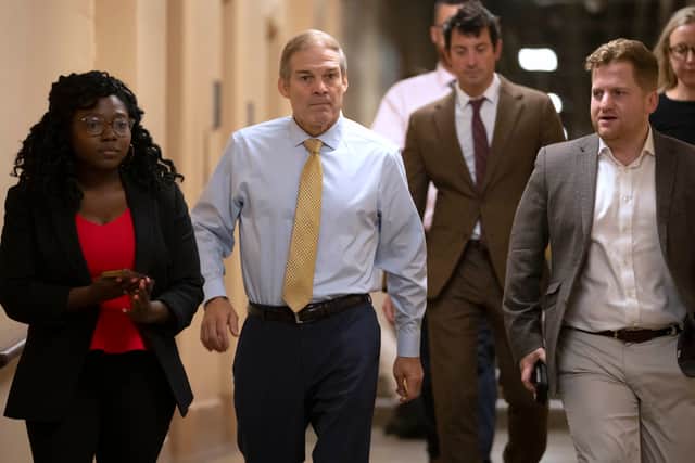“I think Jordan would do a great job,” Mr McCarthy said ahead of the vote. “We got to get this back on track.”