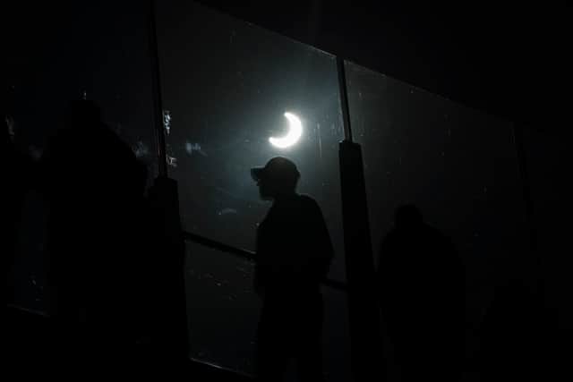 “I just think it’s one of those things that unites us all,” said John Edwards, a cancer drug developer who travelled alone across the country to try to watch the eclipse from Bryce Canyon. “I just think it’s seeing these unique experiences that come rarely is what got me here. This is about as rare as it gets.”