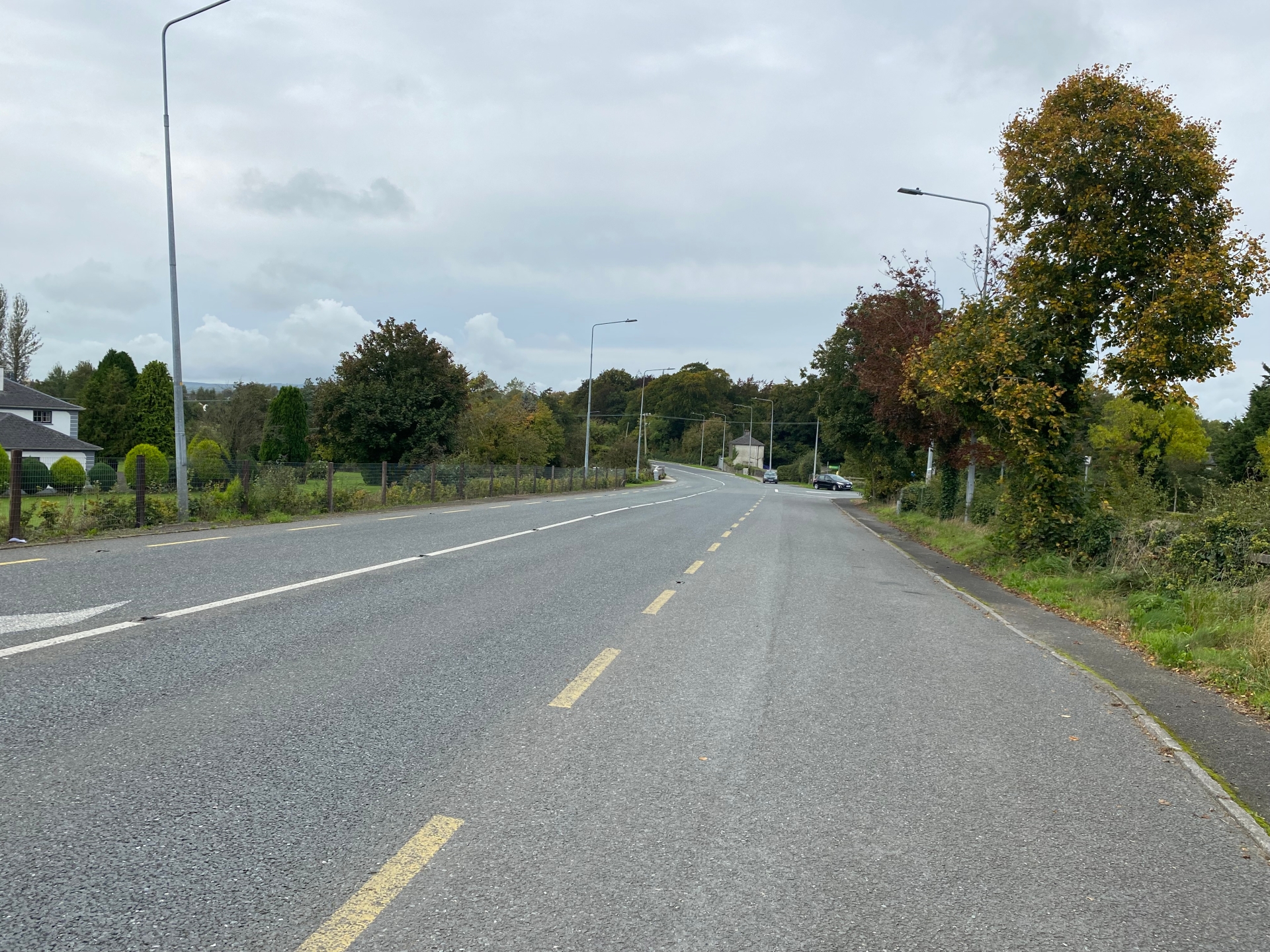 The entrance to Nenagh at Lisboney which will see a footpath and cycle lanes being developed under Active Travel