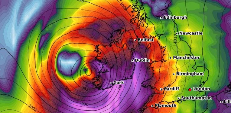 STORM AGNES LATEST: Met Eireann extends Status Orange Weather Warning ...