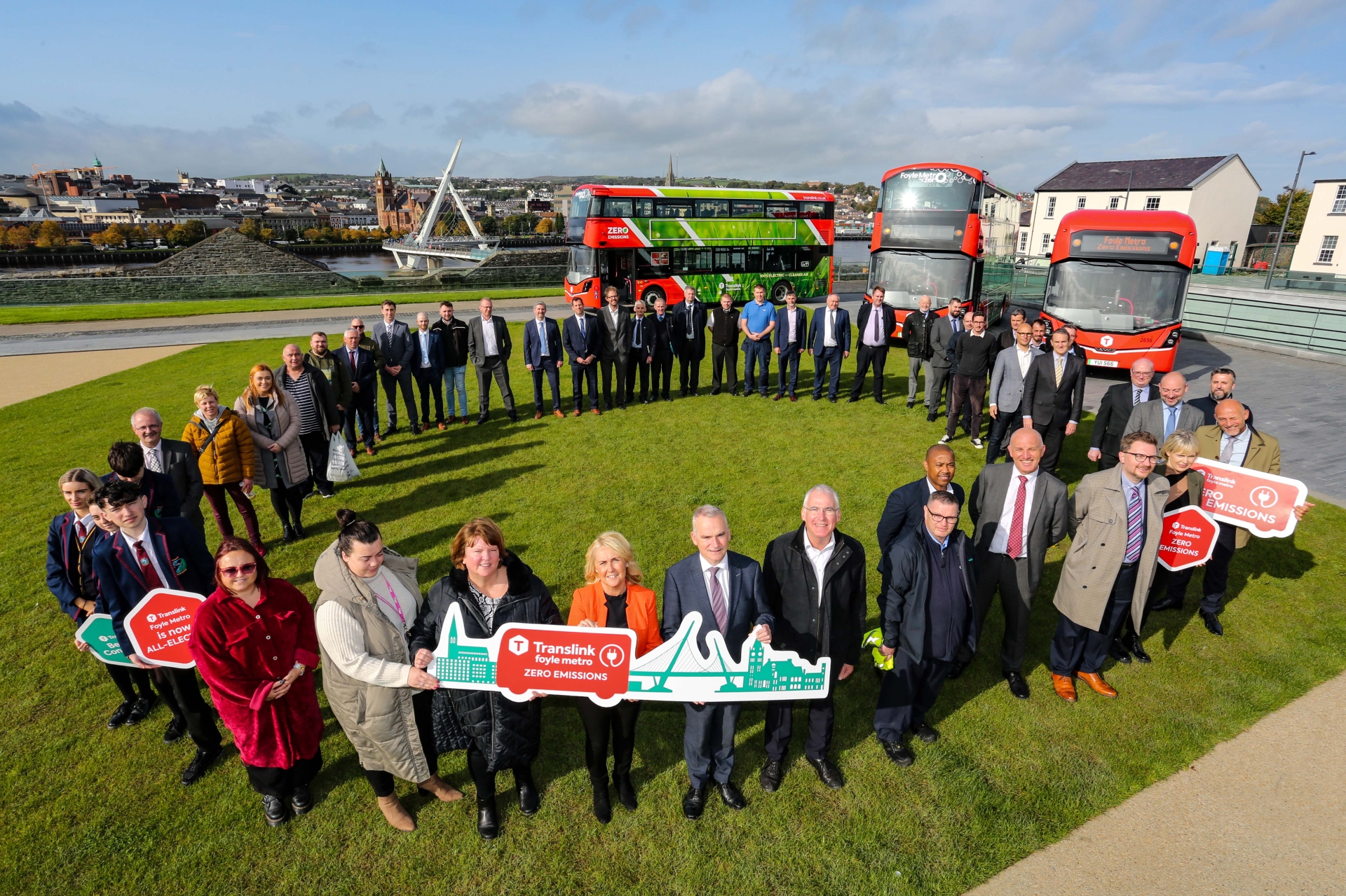 Translink confirms Derry's entire Foyle Metro fleet now zero emissions