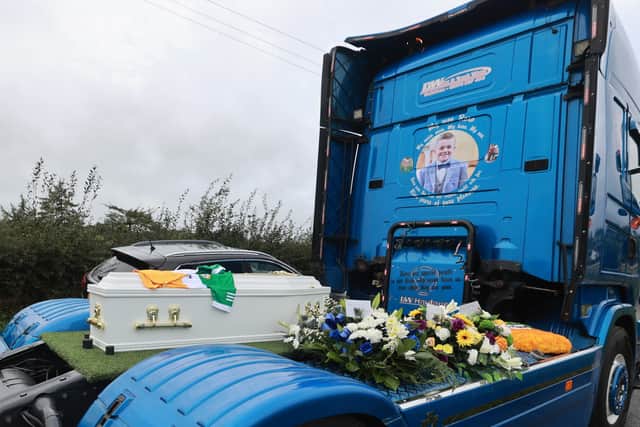 The parish priest at St Mary’s Church in Dunamore Father Paddy Hughes said the whole community had been left stunned by Ronan’s death and it was hard to find the words of comfort to offer to his parents Emma and Dean.