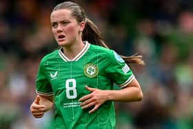Tyler Toland in action for the Republic of Ireland against Northern Ireland. Photo: Sportsfile