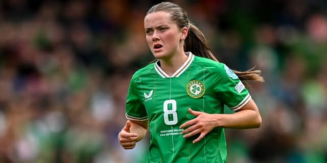 Tyler Toland in action for the Republic of Ireland against Northern Ireland. Photo: Sportsfile
