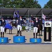 It was a proud day for the Irish showjumpers