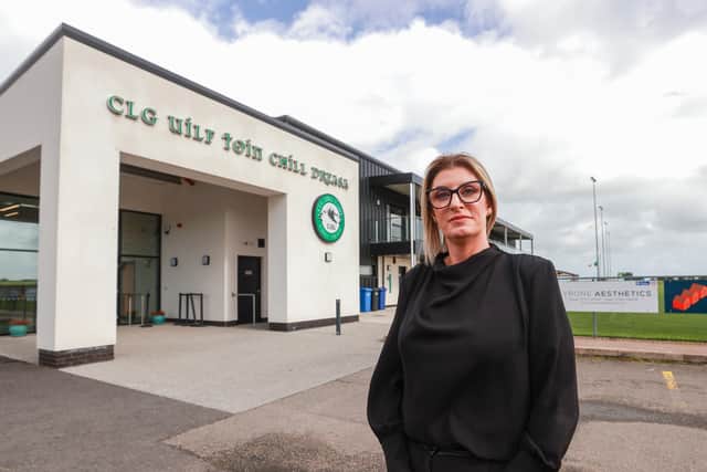 Speaking from the Wolfe Tones GAA pitch in Kildress, Sinn Fein MLA for Mid-Ulster Linda Dillon said the news was devastating to the community.