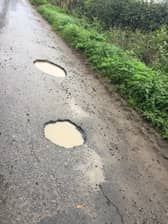 The pair of potholes