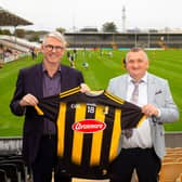 Jim Bergin, CEO Tirlán Co-operative and PJ Kenny, Chairman Kilkenny GAA