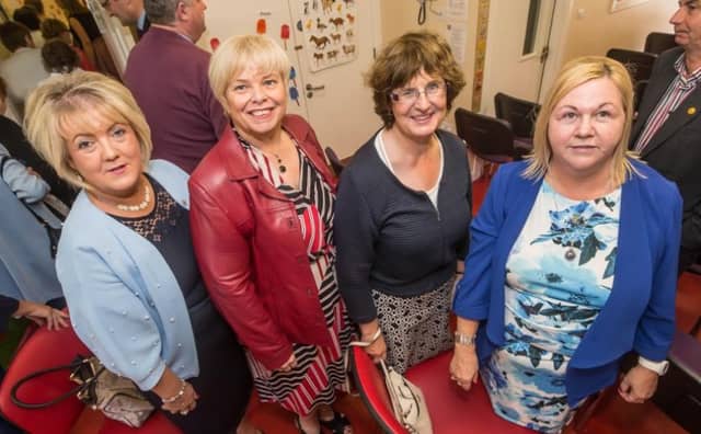 Ann Phelan, Anne Shortall, Marie Kennedy and Sheila Donnelly pictured a few years ago at the 40th anniversary of Newpark Close FRC PICTURE: Pat Moore