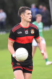 Darragh Shevlin  sending Dreadnots attacking. Pic Arthur Kinahan