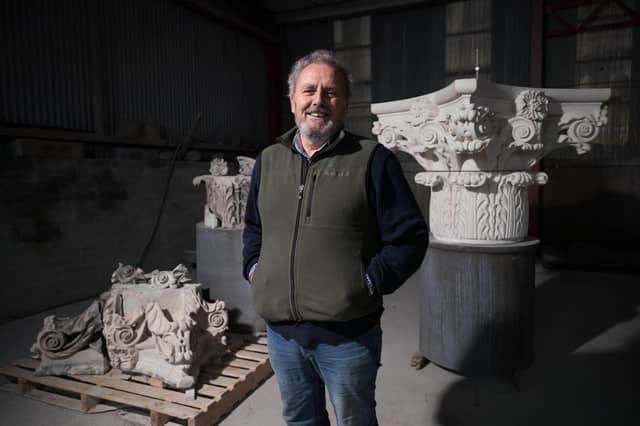 Frank McCormack, Founder and Director of Irish Natural Stone, pictured at his workshop in Boston, County Clare | PICTURES: Eamon Ward