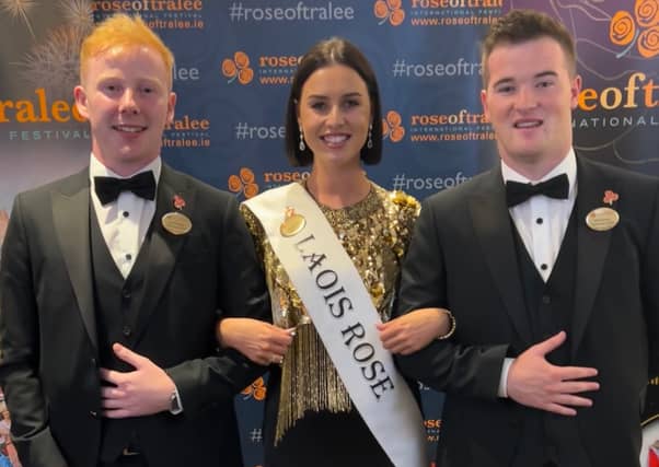Colin Palmer, Laois Rose Sinead Dowd and Mark Dunne