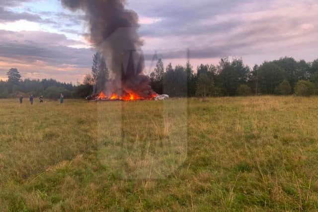 Mercenary leader Prigozhin was on crashed plane, Russian agency says