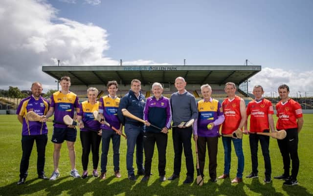 L to R: Tommy Walsh, TJ Reid, Ursula Jacob, Danny Mullins, Michael Duignan, Liam Griffin, Brian Cody, Jim Bolger, Davy Russell, Kevin Manning, James Dowling