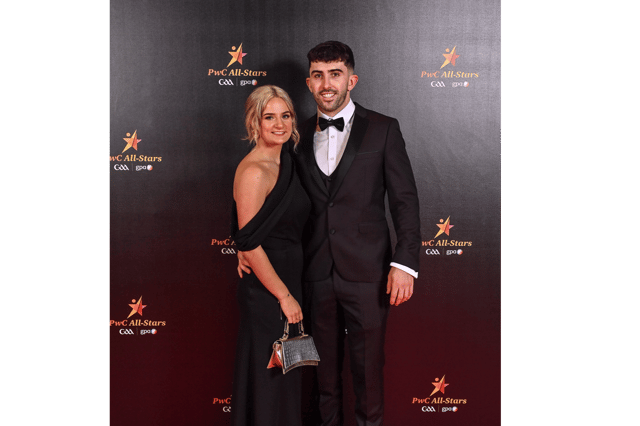 Aaron Gillane and Róisín Ambrose at the PwC All-Stars Awards 2022 at the Convention Centre in Dublin. PICTURE|Sportsfile