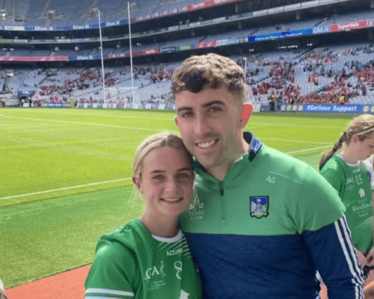Aaron Gillane shared this photo with partner Róisín Ambrose in Croke Park I PICTURE: Instagram