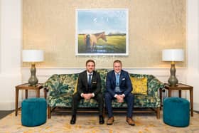 Niall Dunne(Blue Suit) and Mark Flynn (Grey Suit). Picture: Ben Power