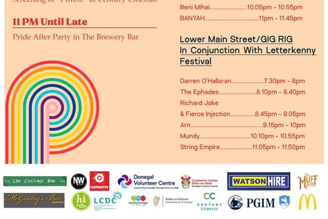 A statement from the committee reads: “Pride is about community. It is a magnificent celebration of diversity, a time to bring people together, and of course, a big day of fun. But beyond that, it is about showing members of the LGBTQ+ community who may feel marginalised, that they belong in this town, and in this county.