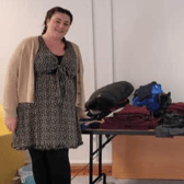 Focus Project volunteers getting everything ready for Pop Up Shop.