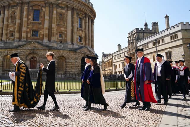 Any impact on the awarding of degrees made in response to the pandemic has also been classified as “unexplained”.