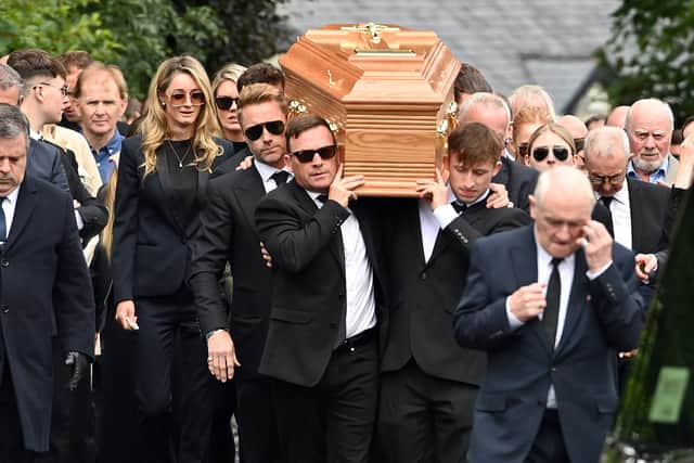 He also spoke about Ciaran’s childhood, his time playing football in his teenage years, and his love for his wife Annemarie.