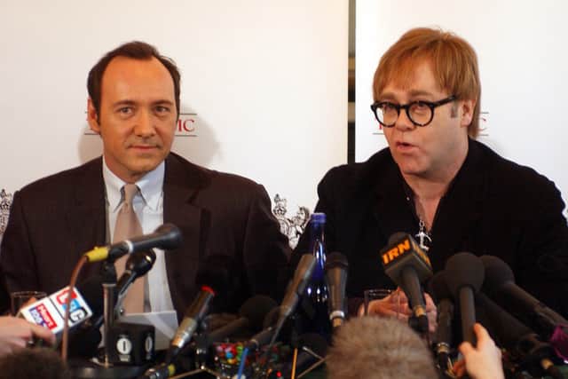Jurors also heard how Spacey stored “the most expensive” Mini Cooper “ever” in Sir Elton’s garage.