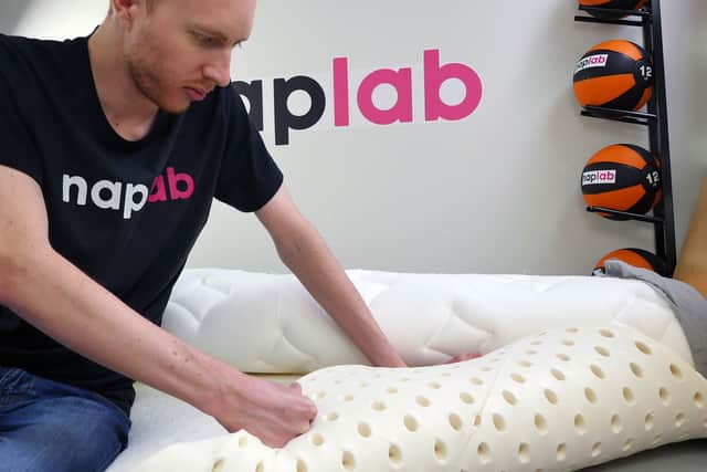 Experiments, which take place at the company’s headquarters in Scottsdale, are carried out using a wide range of technology, including thermal cameras to determine the precise surface temperature of the mattress.